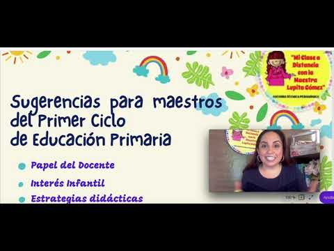 SUGERENCIAS PARA MAESTROS DE PRIMER CICLO DE EDUCACIÓN PRIMARIA