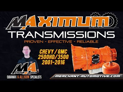 Duramax Allison MAximum Transmission Upgrade