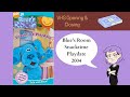Blue S Room Snacktime Playdate 2004 VHS Opening Closing