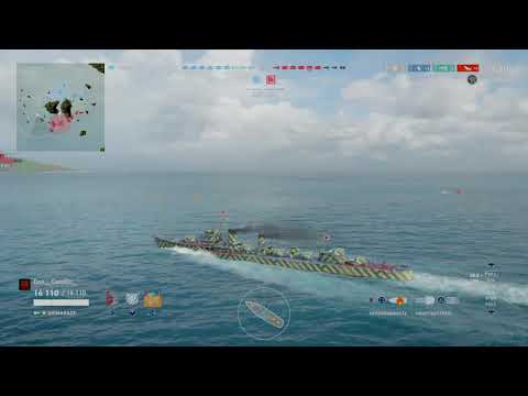 World of Warships Shimakaze 6 Min Torpedo Terror