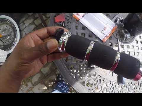 HOW I INSTALLED A SET OF AVON GRIPS ON MY HONDA VTX 1300