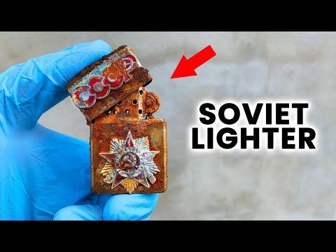 Old Rusty Soviet Lighter - Restoration