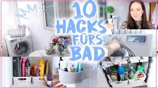 10 HACKS für kleine Badezimmer♥︎• Organisation, Stauraum& Dekoration• Maria Cast