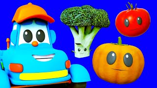 Let's Learn Vegetables with Hector the Tractor Cartoon Video