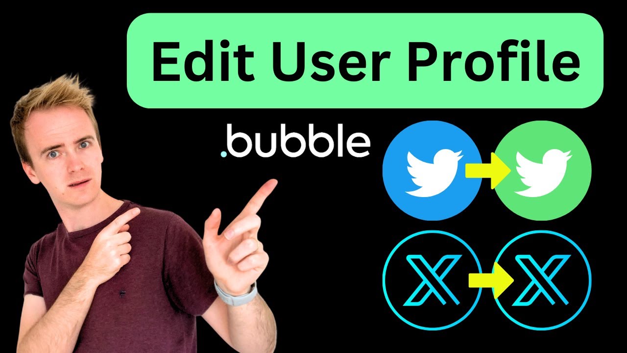 Build a Twitter Clone with Bubble.io - My Profile thumbnail