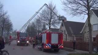 preview picture of video '18-03-2015 Schoorsteenbrand Mennestraat Putten'