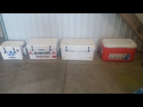 RTIC vs YETI vs IGLOO vs Coleman, 5 day ice test