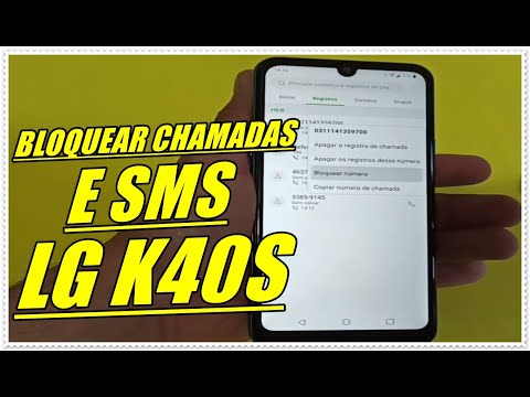 How to Block Calls and SMS on LG K40s Cell Phone