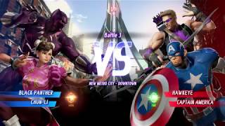 MARVEL VS. CAPCOM: INFINITE Black Panther,Chun-Li Requested Gameplay In Arcade Mode