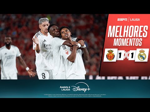 Gols e lances de Mallorca x Real Madrid