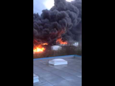 PU-Schaum Brand Firmengebäude