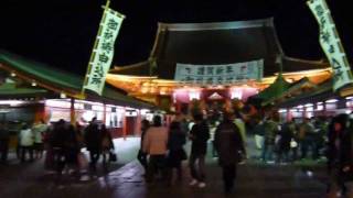 preview picture of video '東京 台東区 浅草寺 Sensoji Temple'