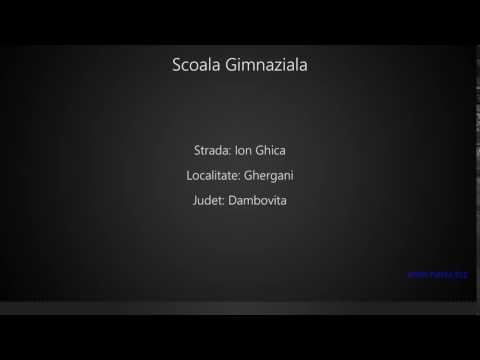 Scoala Gimnaziala Ghergani