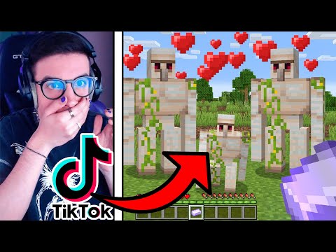 10 *VIRAL* TIKTOKS TO USE ON MINECRAFT 1.17!!