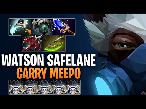 Watson Carry Meepo - Dota 2 Pro Immortal Meepo Gameplay 7.34c