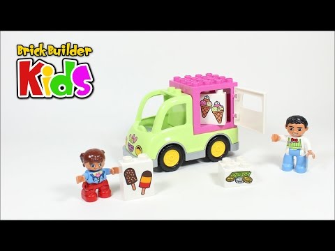 Vidéo LEGO Duplo 10586 : La camionnette de glaces