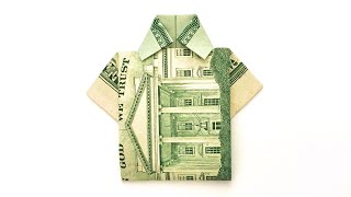 Dollar Bill Origami Shirt - Easy Money Origami