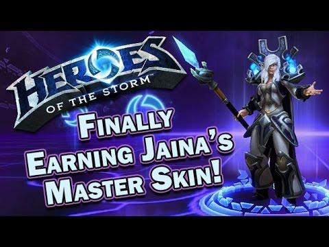 Heroes of the Storm: Finally Earning My Jaina Master Skin! - The Final Match in Scrub Armor