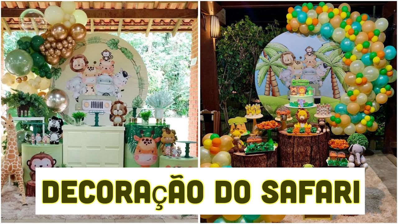 FESTA SAFARI/ANIVERSÁRIO SAFARI/DECORAÇÃO SAFARI/ORNAMENTAÇÃO SAFARI