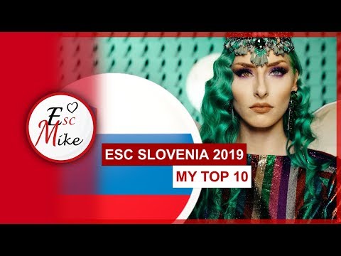 Eurovision Slovenia 2019 [EMA] - My Top 10 [With RATING]