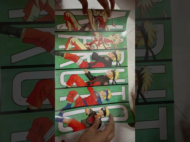 Vídeo relacionado con Paquete de póster de Naruto para paredes, paquete de decoración de habitación Ninja con 8 impresiones artísticas de pared (12 x 18 pulgadas) para mosaico gigante y cartera móvil | Póster de Naruto de