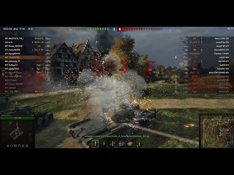 World of Tanks|| 3200 damage, steel wall and ace tanker against tier 8 and 9