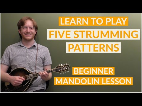 Five Strumming Patterns | Beginner Bluegrass Mandolin Lesson With Tab
