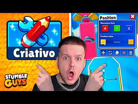 🛠️ COMO CRIAR SEU PROPRIO MAPA NA ATUALIZAÇÃO DO STUMBLE GUYS! 😱 ‹ KHORTEX ›