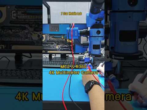 Ever seen Rotating Microscope 🔬 Camera Multimeter 🧰 3-in-1 What amazing buffs would You add to this