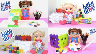 OS MELHORES VDEOS DE PINTURA DA BABY ALIVE