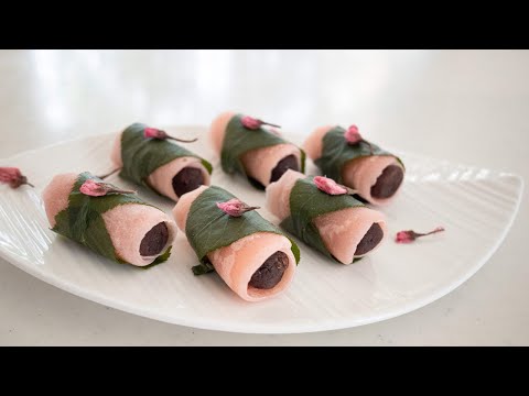 SAKURA MOCHI | Japanese Sweets | Easy to make with Frying Pan