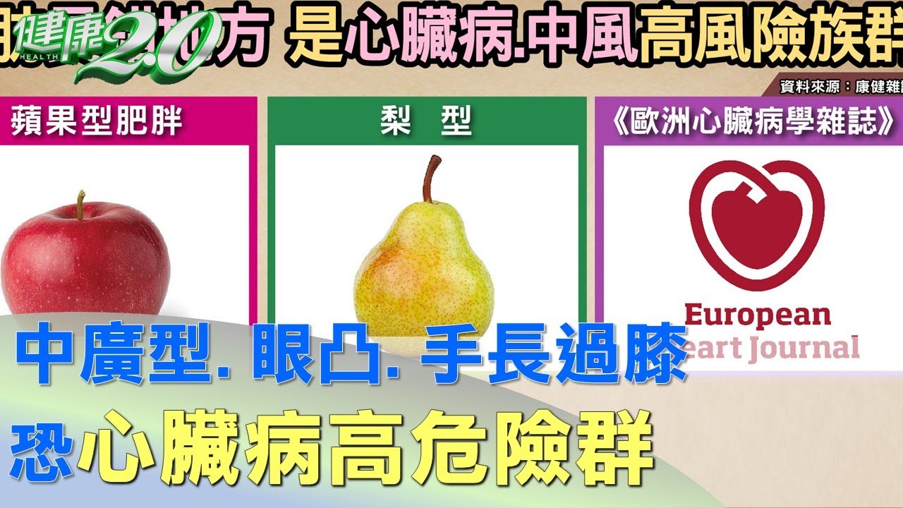 快消滅脂肪！「3體型」心臟病、中風易纏身　體重正常也NG