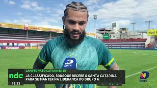 Líder e já classificado, Brusque enfrenta o Santa Catarina em casa