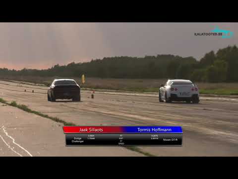 Jaak Sillaots - Dodge Challenger vs Tormis Hoffmnn - Nissan GT-R. Dragrace@EDRAfinals2019
