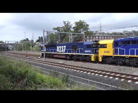 Quad 82's incl PN liveried 8208 with an empty coal - 18/12/16