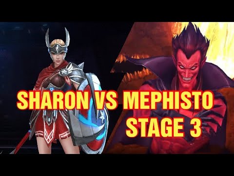 Sharon Rogers vs Mephisto Stage 3 WBL Marvel Future Fight #F2P #MFF