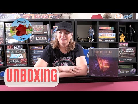 Mortum Medieval Detective  Board Game Unboxing
