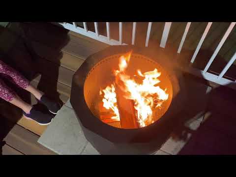 Blue Sky Smokeless "The Peak Patio" Fire pit Review