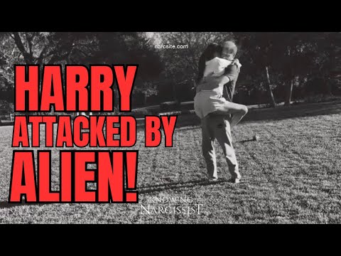 Harry Attacked By Alien!   (Meghan Markle)