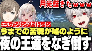 【面白まとめ】前半の苦戦が実を結び夜の王達をなぎ倒していく葛葉達【にじさんじ/切り抜き/叶/葉山舞鈴/エルデンリング/ナイトレイン】