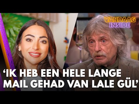 Johan Derksen: 'Ik heb een hele lange, vriendelijke mail gehad van Lale Gül' | VANDAAG INSIDE