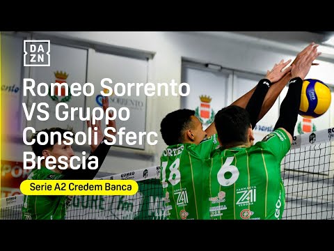🔴 LIVE: Romeo Sorrento - Gruppo Consoli Sferc Brescia | Serie A2 Credem Banca