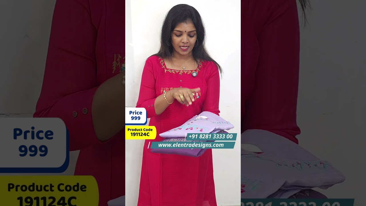 Embroidery A-Line Kurtis #elentra #elentradesigns #shortfeed #viralshorts #youtubeshorts #shorts