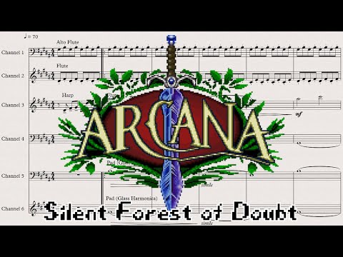 Silent Forest of Doubt - Arcana (SNES, 1992) OST - Dungeon Music Transcription