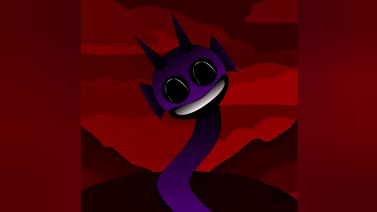 Creepy Sprunki Inrcedibox Durple Horror Dark Phase 3