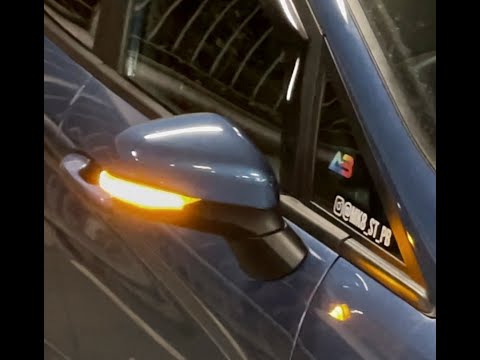 MK8 Fiesta ST - AUTOBEAM CLEAR Sequential wing mirror indicators installation 💡
