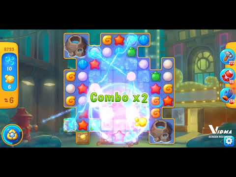 Fishdom. 8733 level no boosters and diamonds. 20 moves