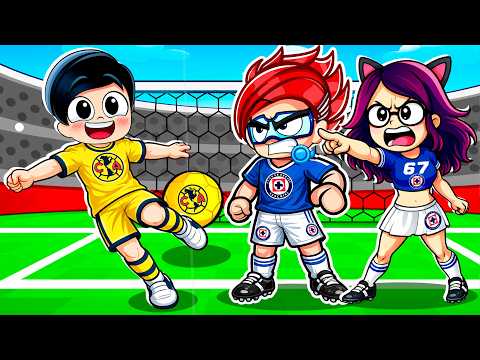 ROBLOX pero SOMOS UNA FAMILIA de FUTBOLISTAS en BROOKHAVEN | Karim Juega