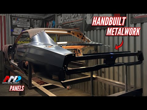 1970 Dodge Charger Quarter Panel Replacement Pt. 3 | Custom Metal Work & Panel Fitment
