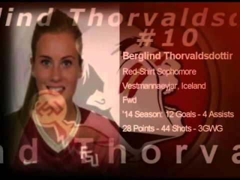 Berglind Thorvaldsdottir FSU Soccer Highlights